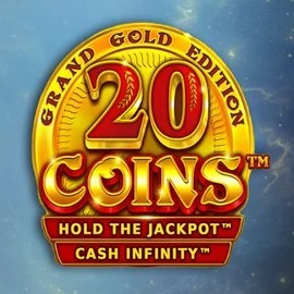 20 Coins Grand Gold Edition by Wazdan, showcased at fgfoxscasino.nl – game logo