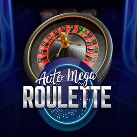Auto Mega Roulette online game logo by Pragmatic Play on fgfoxscasino.nl